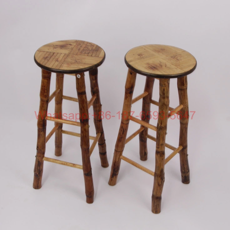 Outdoor Bamboo Folding Table and Barstools