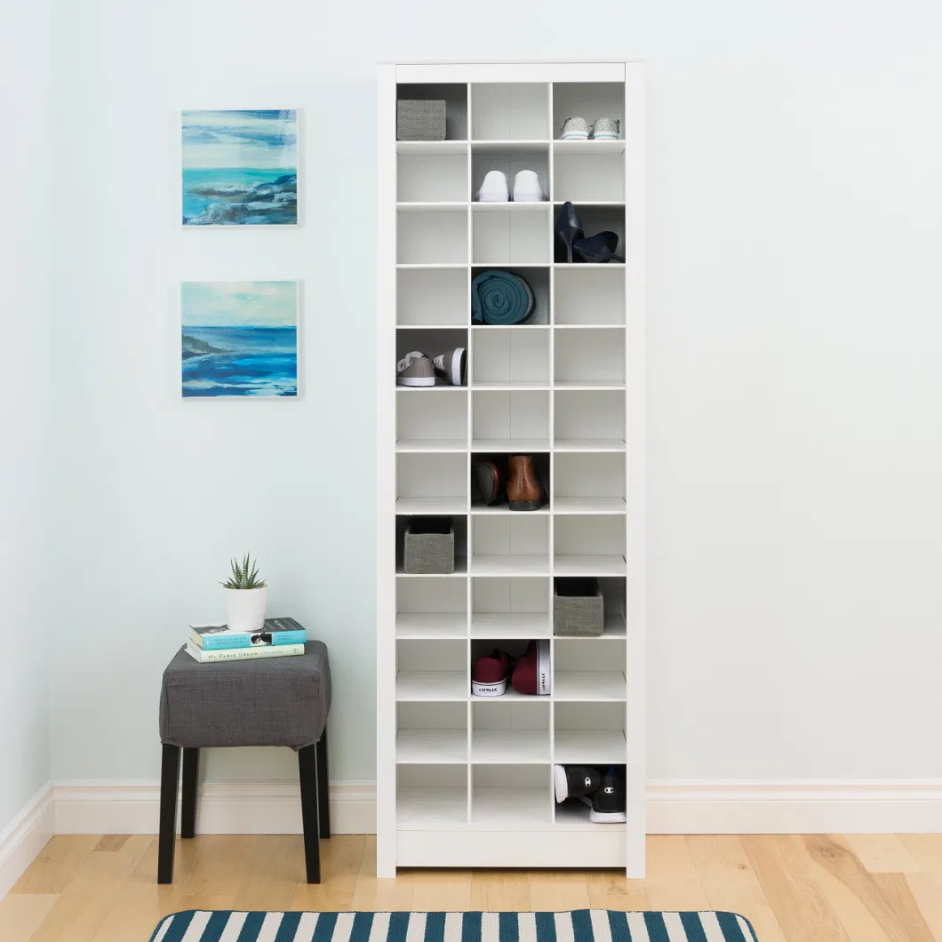 Nova Modern Apartment Furniture Entrance Shoe Storage Cabinet Bedroom White Closet Racks