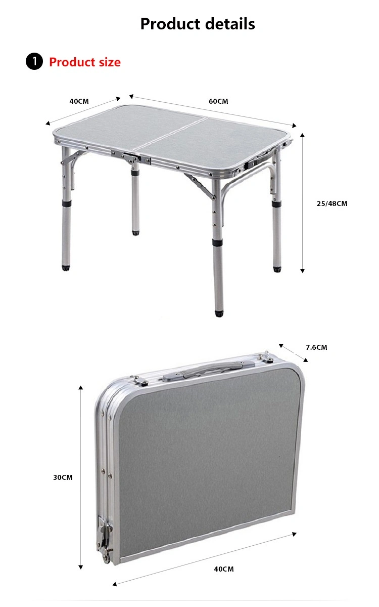 Small Picnic Table Camping Outdoor Desk Foldable