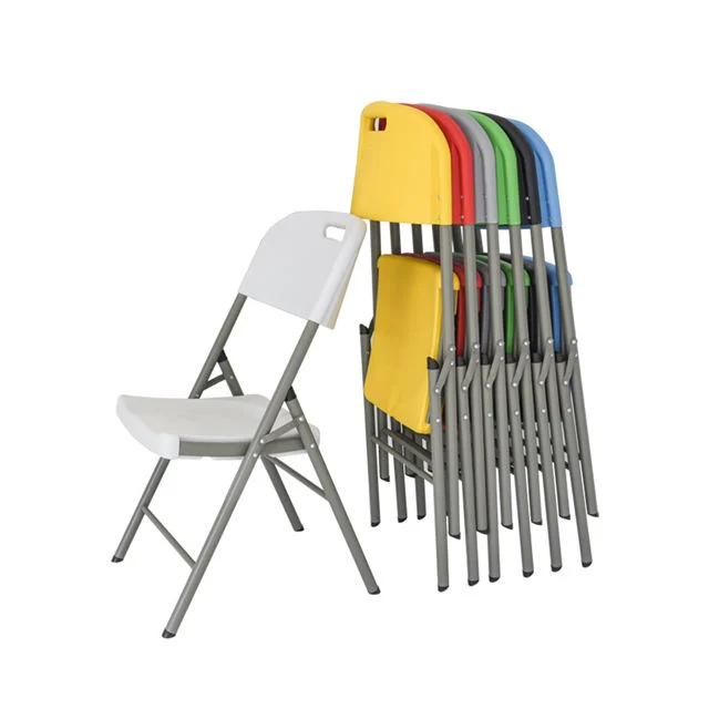 Best Selling Garden Outdoor Event Foldable White Portable Plastic Folding Chair Wholesale