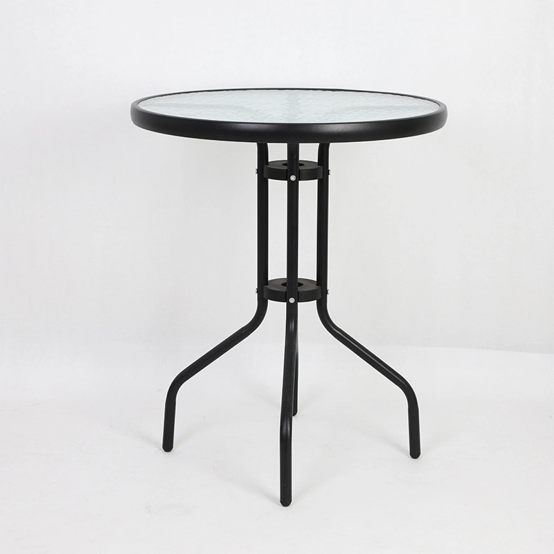 24&quot; Patio Dining Table Round Bistro Table Outdoor Furniture Garden Table