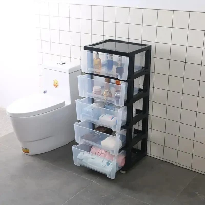  Cassetto di plastica armadio soggiorno bagno Sezione cassetto multistrato Armadio cassetto in plastica