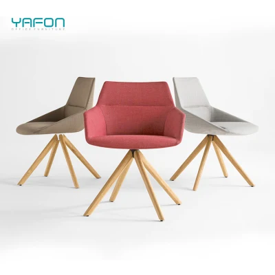  Arredamento da ufficio di design moderno sedia a braccio tessuto rivestimento sedia per il tempo libero
