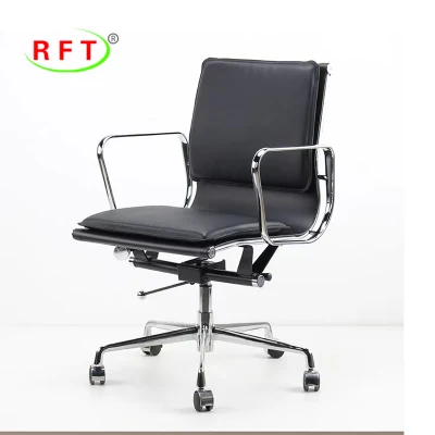  Replica Design buon Mobili commerciali fatti a mano Black PU attesa Room Poltrona