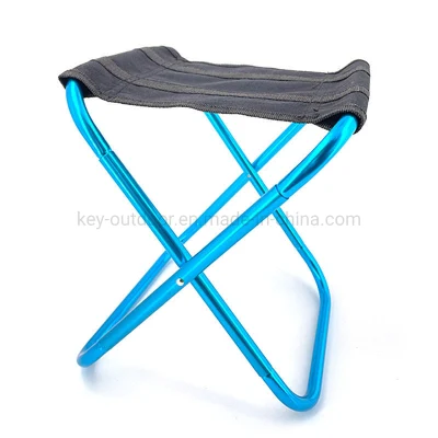 Esterno in lega di alluminio portatile Spiaggia Giardino picnic sgabello pieghevole Mini Deposito sedia da pesca Ultralight Mobili da campeggio sedia