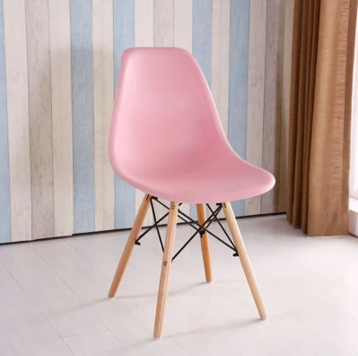  Alta qualità Rose Gold Grey Wedding plastica Banqueting sedia da pranzo Sedia di legno di faggio dalla Cina