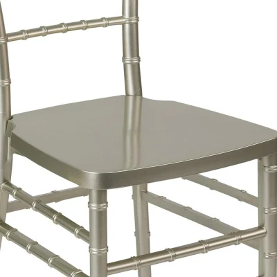 Champagne Stackable resina metallo Tiffany Chiavari Sedie per matrimoni evento