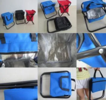  Sedile portatile per pesca ultraleggera da spiaggia con refrigeratore pieghevole isolato per picnic Sedia