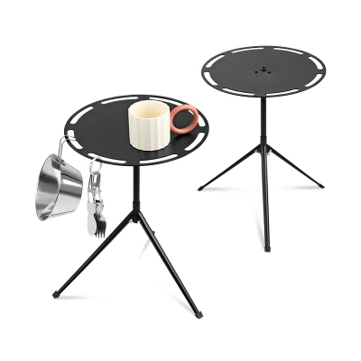  Tavolo pieghevole triangolare in alluminio portatile di alta qualità Kinggear per picnic Campeggio
