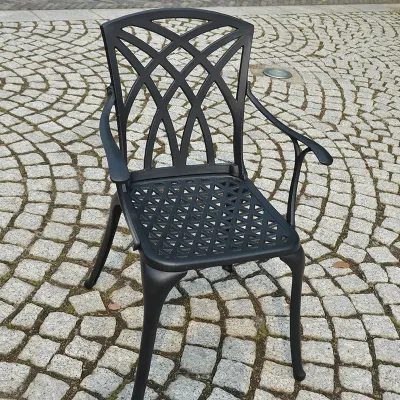  Cast alluminio patio Mobili da Giardino esterni Weston KD Poltrona