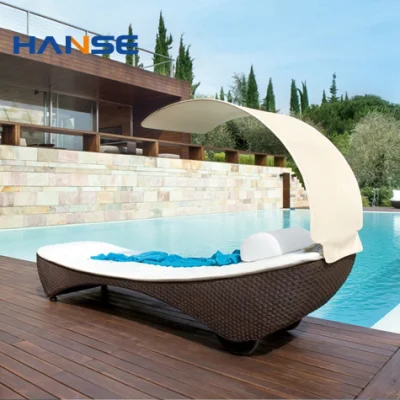  Piscina a buon mercato lettini da giardino Mobili da spiaggia pieghevole sdraio Con ruota
