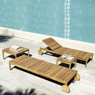  Buona qualità Commercio all&prime;ingrosso Aluminium Beach all&prime;aperto sdraio Giardino Nuoto Sedia per terrazza