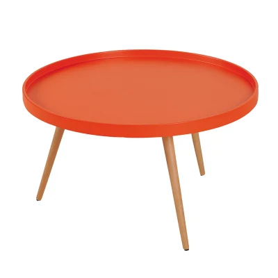 Piccolo e moderno hotel con mobili da giardino, soggiorno all&prime;aperto al coperto Tavolo MDF pleastic Top tavolo da caffè in legno massiccio