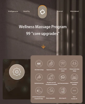 Ningdecrius Portable Zero Gravity 2022 4D Zero Gravity Shiatsu Luxury Prezzo reclinabile all&prime;ingrosso massaggiatore a corpo intero Shiatsu elettrico a gravità zero Poltrona massaggiante