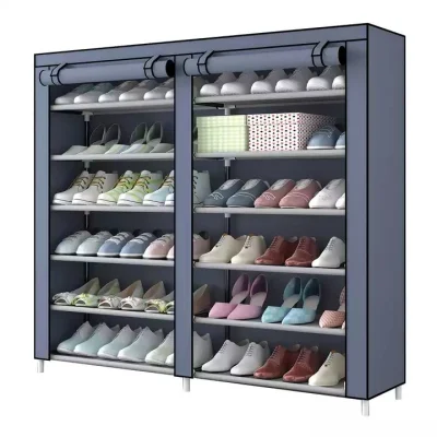  Struttura portatile pieghevole semplice per riporre le scarpe in tessuto non tessuto con struttura Panno