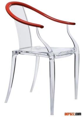  Mobili da pranzo Stack Banquet acrilico trasparente Ghost mi Ming sedia