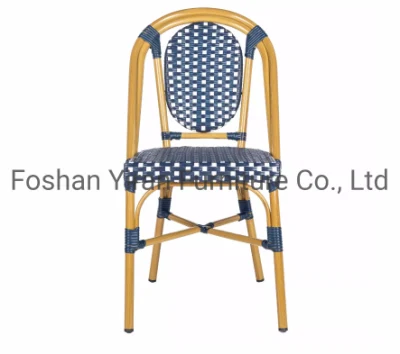  Tempo libero all&prime;aperto all&prime;ingrosso patio personalizzato Resort Hotel Ristorante balcone alluminio Set da bistrot in rattan intrecciato PE Wicker