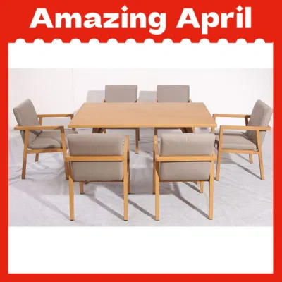  Personalizzazione di base 1% di sconto su Design di fabbrica Giardino con patio all&prime;aperto Mobili Teak legno da pranzo Set Hotel tavolo da pranzo e sedia
