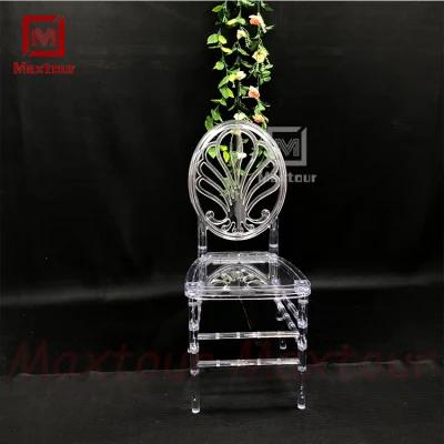 Wedding trasparente acrilico Outdoor Dining Furniture Ristorante picnic resina plastica Sedia in cristallo Chiavari Tiffany