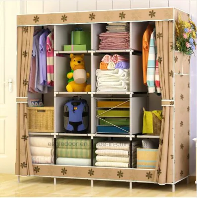  Quando il quarter wardrobe fai da te non-tessuto Fold armadio portatile (FW-22J)