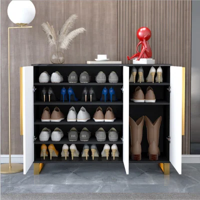 Armadietto per calzature leggero e di lusso porta d&prime;ingresso domestica, grande capacità semplice Economico piccolo appartamento balcone pratico rack per scarpe