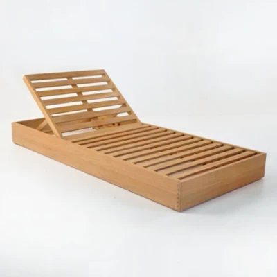  Piscina all&prime;aperto Lounger Mobili legno Kuba Teak Sun Lounge