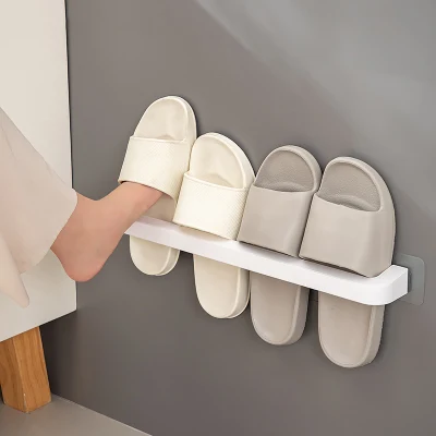  Scarpe rack da esposizione Scarpe da appicciamento Organizzatore rack in plastica Home Accessori