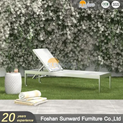 Lussuosi lettini da giardino all&prime;aperto in alluminio Chaise