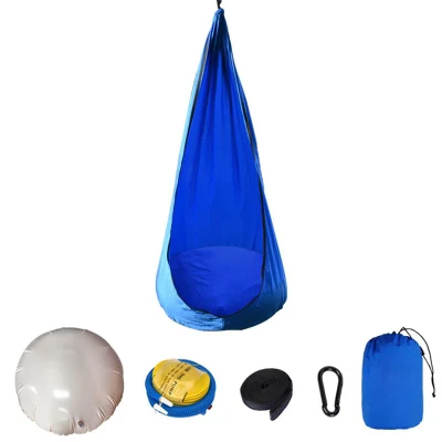  Interno esterno Giardino Pod bambini seduta girevole Ammock addormentata Sedia da campeggio Pod Swing Chair per bambini sedile girevole interno Wbb15202