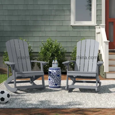 Design moderno, confortevole Adirondack patio Deck dondolo sedia da giardino all&prime;aperto