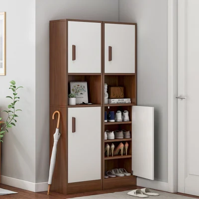  Armadio a cassoncino per l&prime;ingresso domestico, corridoio di ingresso, armadio stretto verticale alto Storage Grande capacità semplice Multi-function Storage rack a pattini stretti