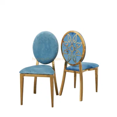  Moderno patio esterno Giardino Hotel Sala da pranzo tempo libero Chiesa per banchetti Sala da pranzo tavolo plastica Rattan alluminio metallo Folding Ristorante matrimonio Sedia