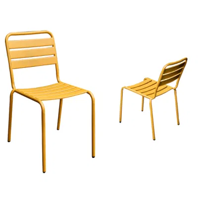 Tutti i Weather Resistant metallo durevole esterno Mobili per il tempo libero patio domestico Balcone Giardino Sedie impilabili