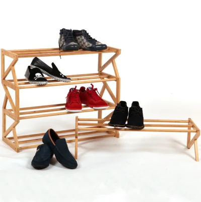  Portapacchi in legno di bambù piccolo per bambini DIY verticale impilabile