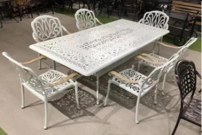 Yiran patio Bistro sedia Outdoor Rust-Rust-Resistant tavolo in alluminio fuso e. Sedie per Porch Lawn Garden Backyard Black