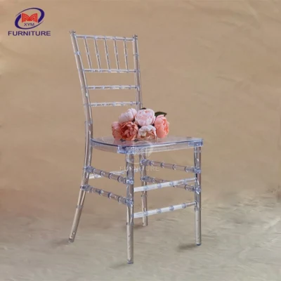  Sedia in plastica trasparente/cristallo per banchetti nuziali Chiavari Tiffany