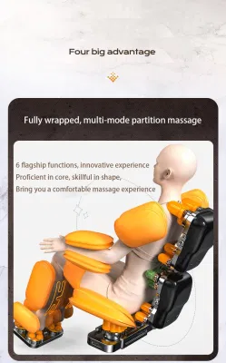 Ningdecrius Portable Zero Gravity 2022 4D Zero Gravity Shiatsu Luxury Prezzo reclinabile all&prime;ingrosso massaggiatore a corpo intero Shiatsu elettrico a gravità zero Poltrona massaggiante