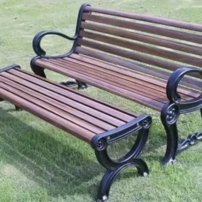 Commercial Cheap Public Park Bances Garden Chair Metal Building Style Sedia esterna del parco sedia moderna della sedia di FRP mobilia del giardino