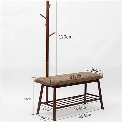  Supporto per scarpe multistrato Bamboo in tessuto creativo per lo stoccaggio moderno 0451