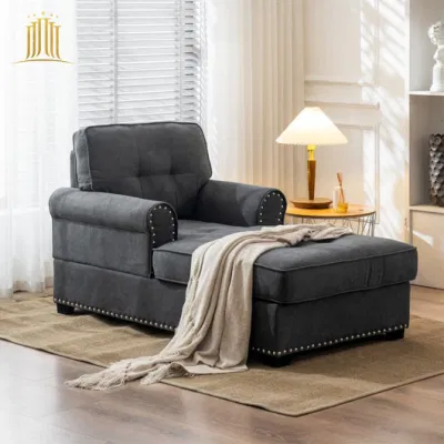  Arredamento dell&prime;hotel Ristorante Chaise elegante materiale personalizzato semplice Arredamento interno Tessuto Chaise Longue
