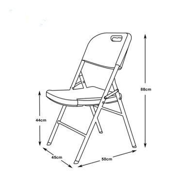 Il meglio venduto giardino esterno evento pieghevole bianco portatile plastica pieghevole Sedia all&prime;ingrosso