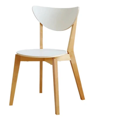  Più popolare antico scolpito High Back KD stile betulla piegato Sedie da pranzo in legno