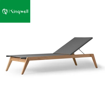  Mobili da piscina all&prime;aperto Teak sdraio in legno lettino singolo per Giardino usato