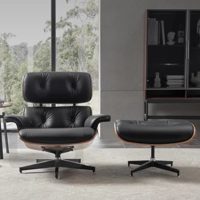 Mobili moderni di design, salotto in pelle, salotto, arredamento per la casa Sedia con braccio di accento