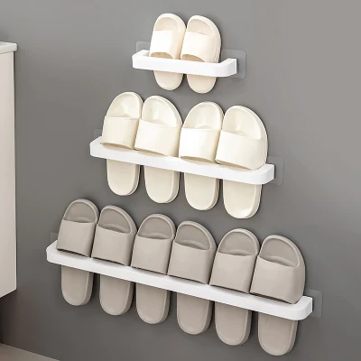 Scarpe rack da esposizione Scarpe da appicciamento Organizzatore rack in plastica Home Accessori