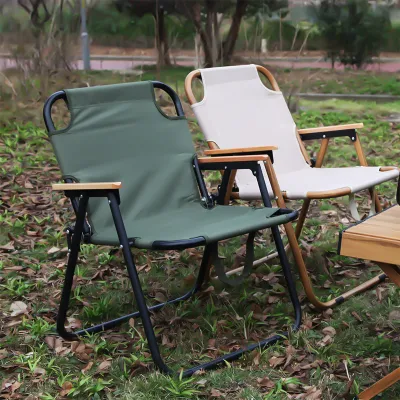  Nuova sedia pieghevole a due tubi in acciaio per esterni comoda guida autonoma Camping cortile sedia da tempo libero pranzo pausa sedia