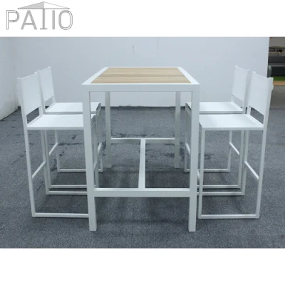  Tavolo da pranzo in alluminio all&prime;aperto di alta qualità per il giardino Ristorante