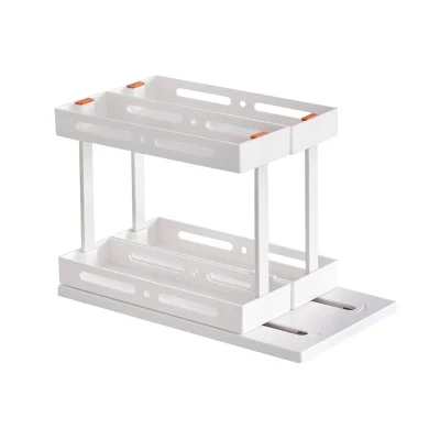  Contenitori per bottiglie da cucina in plastica ad alta resistenza Rack