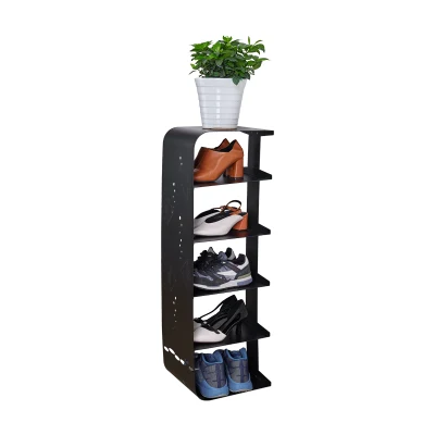  Home decor 5 livelli Organizzatore di stoccaggio rack in metallo per scarpe