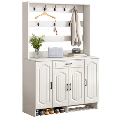  Armadio per calzature porta d&prime;ingresso per uso domestico può appendiabiti porta-a-porta moderna, semplice ed economica Portch Hall Cabinet Multi-layer Shoe rack